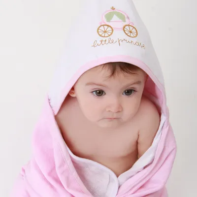 Toalha De Banho Din Don Atoalhada Princesa Com Capuz